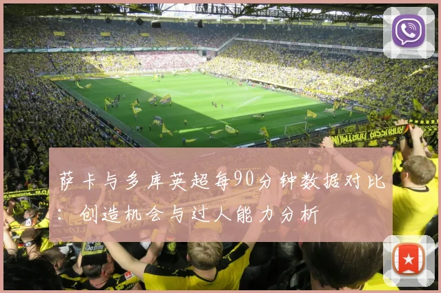 萨卡与多库英超每90分钟数据对比：创造机会与过人能力分析